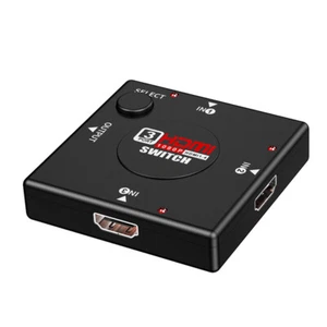 HDMI 3 Port 1080P Switch Box Selector Switcher Splitter Hub for PS3 HDTV Xbox - Picture 1 of 9