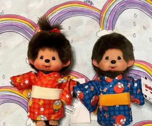 Monchichi Happy Summer Yukata Plüsch Puppe Yurindo Limitiert - Bild 1 von 3
