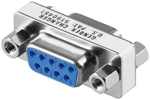 3x Gender Changer D-SUB; CAK ADAP D-SUB9 F/F GENDER CHANGER - Bild 1 von 1