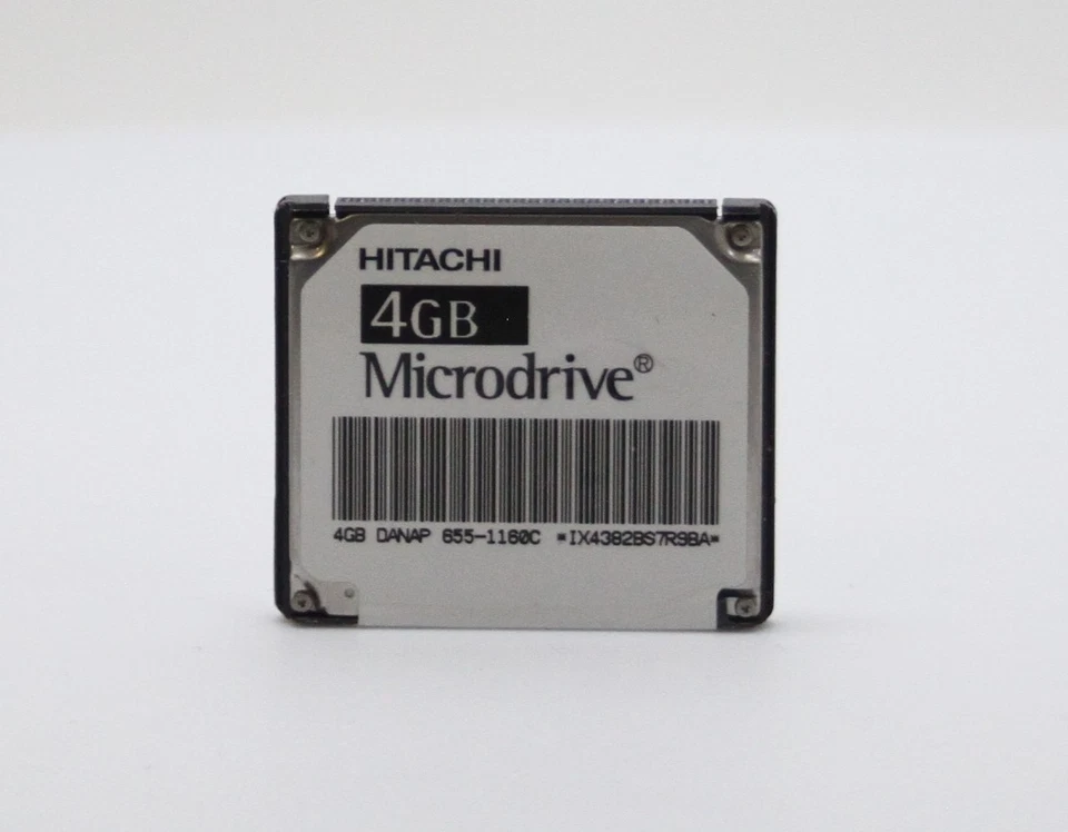 Hitachi 4 GB MicroDrive HMS360404D5CF00 for MP3 player/True IDE CF (13G1768) - Image 1 of 1