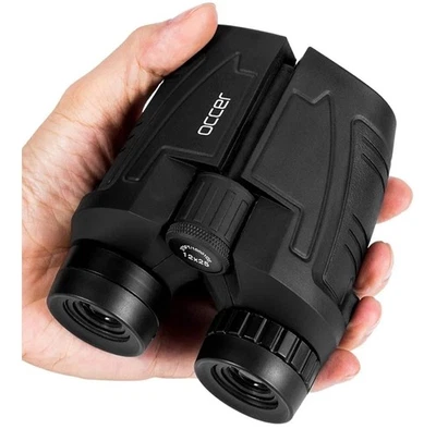 Occer 12x25 Compact Low Light Vision Binoculars - Black - Image 1 of 4