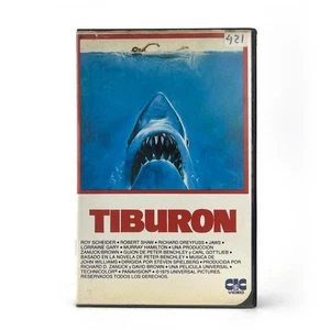 TIBURON STEVEN SPIELBERG RICHARD DREYFUSS ROY SCHEIDER JAWS ´75 HORROR CULT BETA - Picture 1 of 2