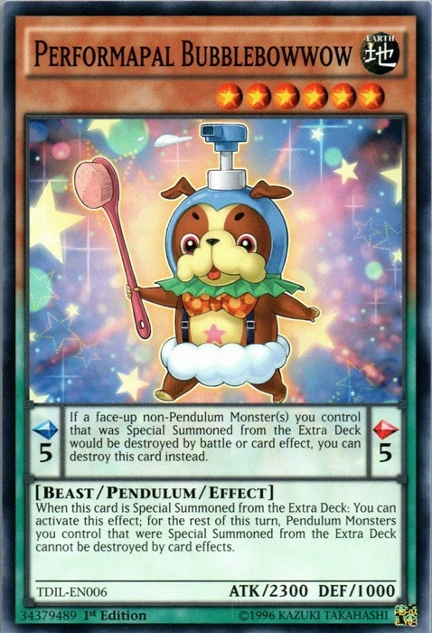 Performapal Bubblebowwow - TDIL-EN006 - Common - 1st Edition - Lightly Played - Image 1 of 1