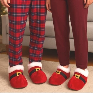 Weihnachtsmann Hausschuhe Weihnachten Urlaub Neuheit Erwachsene Unisex 7/8 - Bild 1 von 9