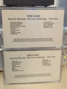 The Cars: Step On the Gas Anthology 2-Cassette Tape Set Rhino Work Tape Promo - Picture 1 of 2