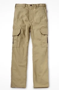 Tyndale FR Cargo Pants Work Utility Mens Khaki Arc Rated 2 Size 35 x 32 NWT - Picture 1 of 11