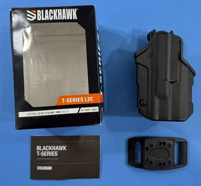 FUNDA COMPACTA BLACKHAWK 410361BKR SERIE T L2C NIVEL 2 SIG P320 CON LUZ DIESTRO Foto 1 de 4