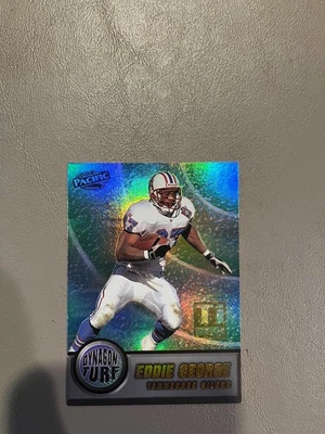 1998 Pacific #20 Eddie George Dynagon Turf Titanium #/99 - Image 1 of 2