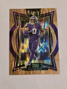 2024 Panini Select #62 IVAN PACE JR Copper Shock /299 Prizm Vikings SKOL - Bild 1 von 3