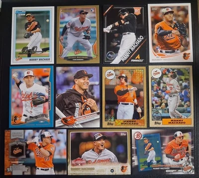 x(11) Tarjeta MANNY MACHADO Orioles con insertos RC variación paralelos 2010-17 ⚾️ Foto 1 de 4