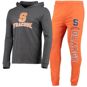 Herren Concepts Sport Orange/Heather Charcoal Syracuse Orange Meterware Langarm - Bild 1 von 5