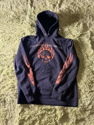 Vintage Y2K Harley Davidson Flame Skull Hoodie Size Medium!!!!! - Image 1 of 4
