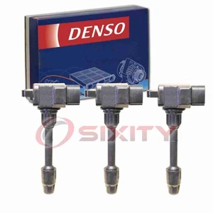 3 pc Denso Left Direct Ignition Coils for 1996-1999 Infiniti I30 3.0L V6 oj - Picture 1 of 5