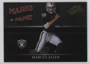 Playoff Absolute Memorabilia Marks of Fame 2006 oro/100 Marcus Allen #MF-8 HOF - Imagen 1 de 4