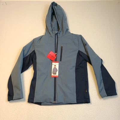 Chaqueta Spyder Youth Superlite M 10/12 Azul Forrada de Vellón Con Capucha Ligera Nueva con Etiquetas Foto 1 de 4