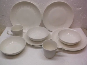 Royal Doulton Gordon Ramsay Maze Dishes Cups Plates Bowls White Denim Pre Owned - Picture 1 of 24