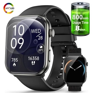 800mAh Blackview Smartwatch Herren Damen, AMOLED-Bildschirm immer an Fitnessuhr - Bild 1 von 9