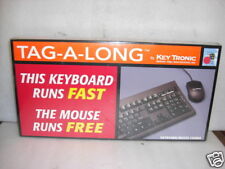Keytronic Tag-A-Long E06101NPB-C Black PS/2 Keyboard Mouse Combo NEW open box