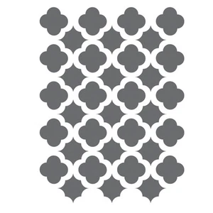 Plantilla de plantillas de azulejos de enrejado marroquí -pequeña escala- para manualidades decoración hágalo usted mismo - Imagen 1 de 3