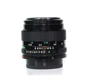 Lente Prime vintage Cannon FD 50 mm F1.4 - Imagen 1 de 15