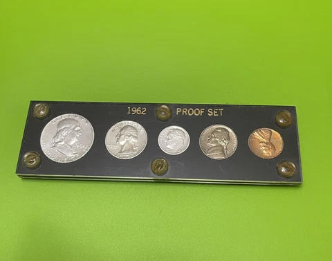 1962 Proof Set Original Acrylic Case Cover