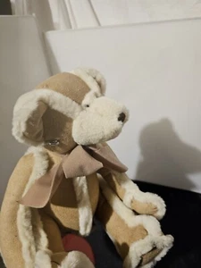 Bath & Body Works Plush Teddy Bear 7" Gingerbread Sherpa Suede 1122 - Picture 1 of 6