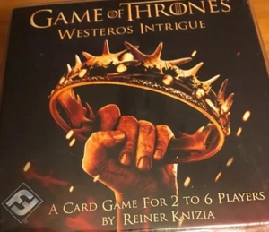 Game Of Thrones Westeros Intrigue Card Game Fantasy Flight New Sealed 2 6 Player - Picture 1 of 3