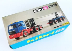 KIBRI 1:87 #10378 - Man Tractor with Trailer + Girder Load - KIT - Foto 1 di 2
