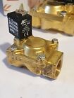 ACL solenoid valve type 30a 12v 8va  3/4" female connections brass body 