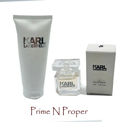 Karl Lagerfeld 4,5 ml Eau De Parfum Splash y 100 ml Loción Corporal para Mujer Foto 1 de 4