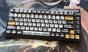 Big legends Black White Knight ASA Profile PBT PC Keycap Set - Picture 1 of 13