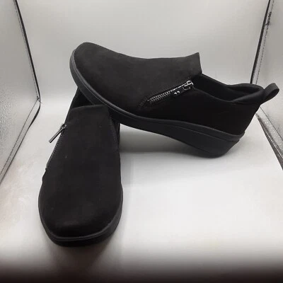 Ryka Luminous Slip-on Women's 8M Black Side Zip A95 - Image 1 of 4