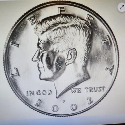 (1) 2002-P Kennedy Half Dollar BU Uncirculated Condition - Image 1 of 2