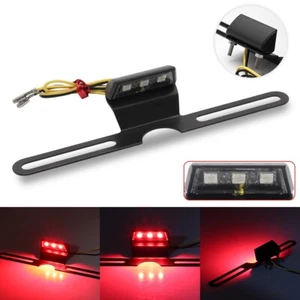 Motorcycle LED TailLight License Plate Lamp Rear Brake Stop Light Cafe Racer ATV - Bild 1 von 10