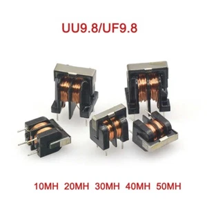 UU9.8/UF9.8 Common Mode Inductor Filter 10/20/30/40/50MH Inductance Choke - Picture 1 of 5