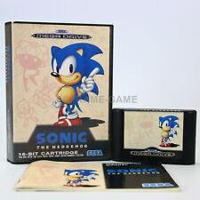 Sega Mega Drive OVP Sonic the Hedgehog Sehr Gut mit Anleitung