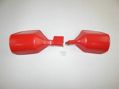 UFO 1601 MANILLAR DERECHO IZQUIERDO PLÁSTICO PROTECTOR DE MANOS PROTECTOR ROJO ENDURO TODOTERRENO Foto 1 de 4