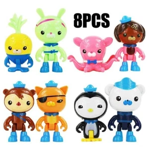 8Pcs The Octonauts Figures Octo Crew Pack Playset Action Figure Dolls Toys Gift. - Picture 1 of 12