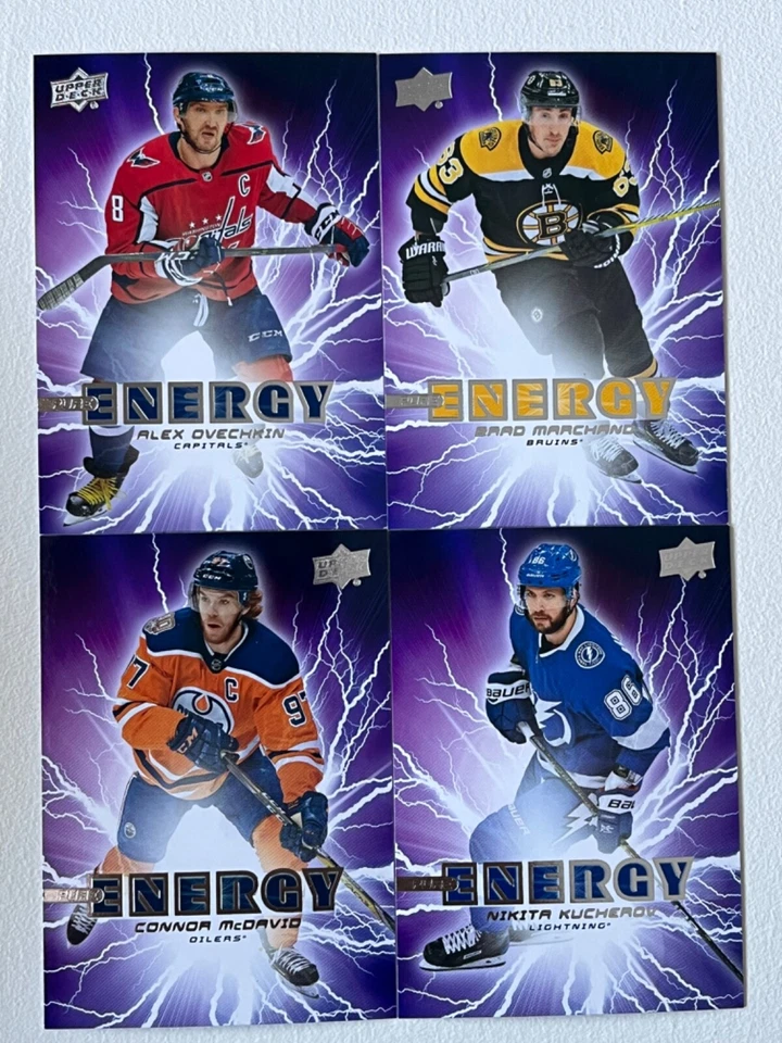 2019-20 Upper Deck Pure Energy #PE1 to #PE50  Hockey Card  Pick From List !! - Image 1 of 1