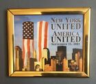 VINTAGE New York United-America United-September 11, 2001 Frig Magnet  