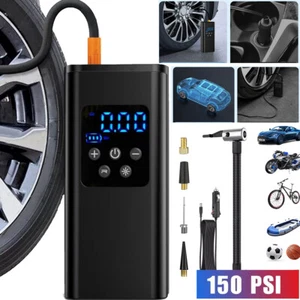 Reifenfüller Auto Luftpumpe Kompressor Elektrisch Tragbar Auto 12V Volt 150 PSI - Bild 1 von 2