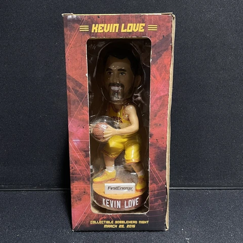 Kevin Love Collectible Bobblehead Night Figurine w/ Box Pre Owned March 2015 Cover