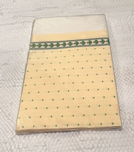 Vintage Christmas Table Cloth Cover Paper Holly Berries 54" x 96" New - Picture 1 of 6