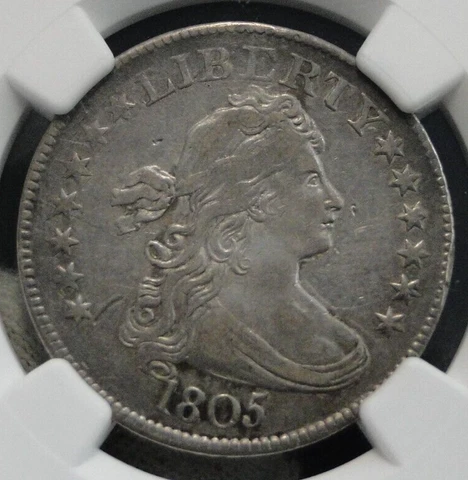 1805 Draped Bust Quarter   NGC XF Detail Cover