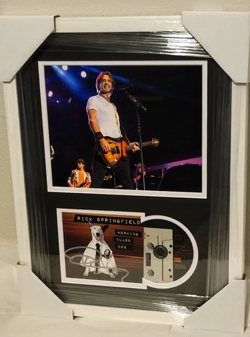 Rick Springfield  Signed Autographed Working Class Dog  CD  Framed JSA Cover
