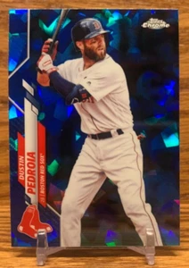 DUSTIN PEDROIA Sapphire Refractor  2020 Topps Chrome Boston RED SOX #388 - Picture 1 of 2