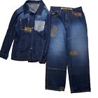 Vintage Enyce Size 32 Jeans and Size XL Jean Jacket Pair