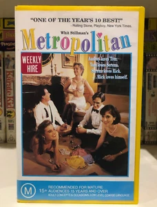 METROPOLITAN - CAROLYN FARINA & EDWARD CLEMENTS - VHS - Picture 1 of 6