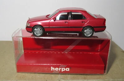 Micro Herpa Ho 1/87 Mercedes-benz MB C 220 C220 Rosa IN Metallo #031400 IN Box - Immagine 1 di 4