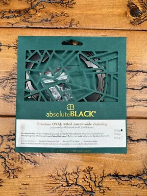 Plato ancho estrecho absolutBLACK ovalado 30 dientes 94 BCD 30t Foto 1 de 4